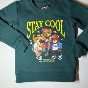 Galaxy Explorers Kids Sweatshirt - Teal